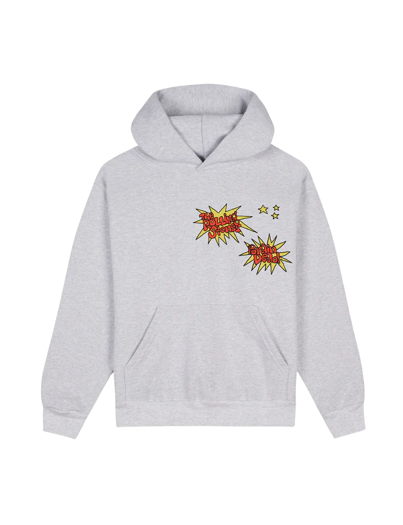 Carnaby - The Rolling Stones x Brain Dead Studios LA Dragon Grey Hoodie