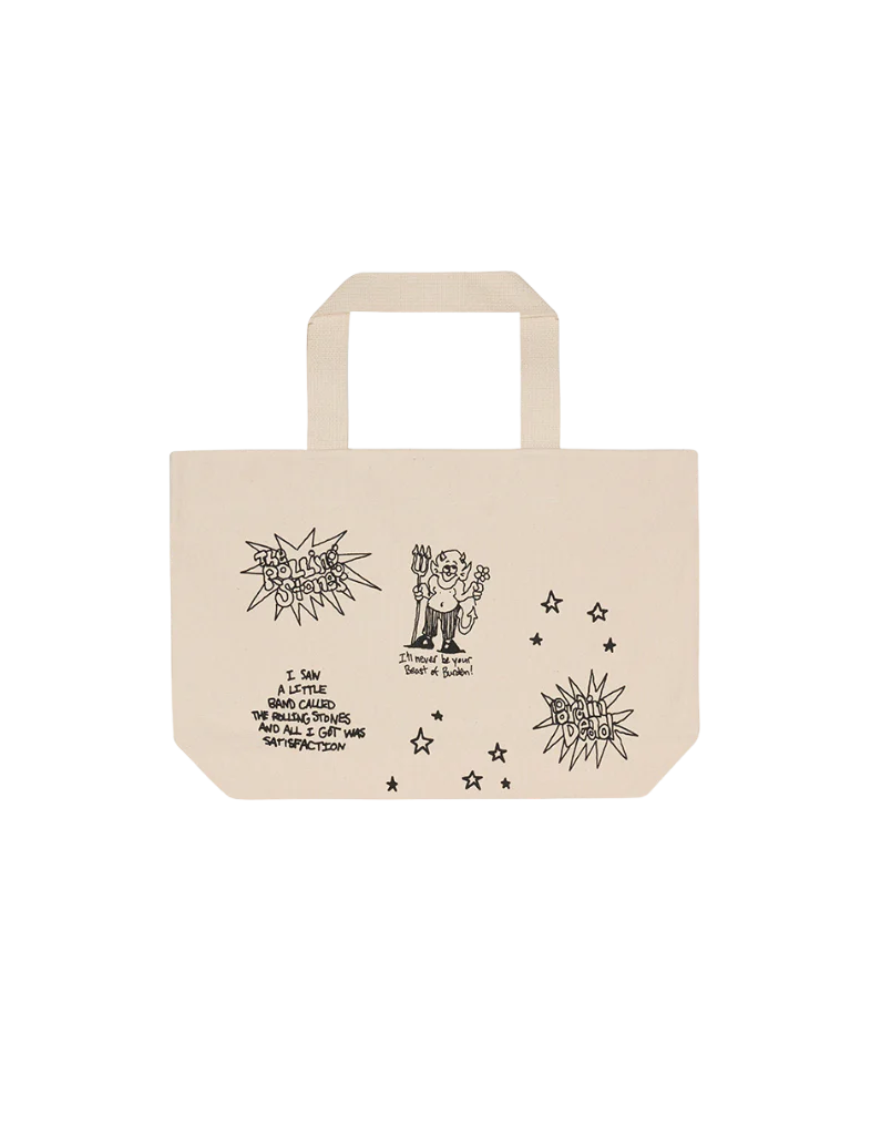 Carnaby - The Rolling Stones x Brain Dead Studios LA Dragon Beige Tote Bag