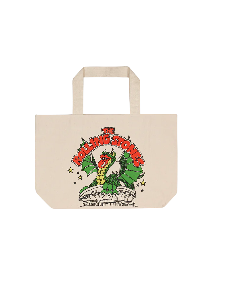 Carnaby - The Rolling Stones x Brain Dead Studios LA Dragon Beige Tote Bag