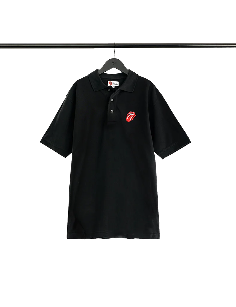 RS No. 9 Carnaby - Classic Tongue Black Polo Shirt
