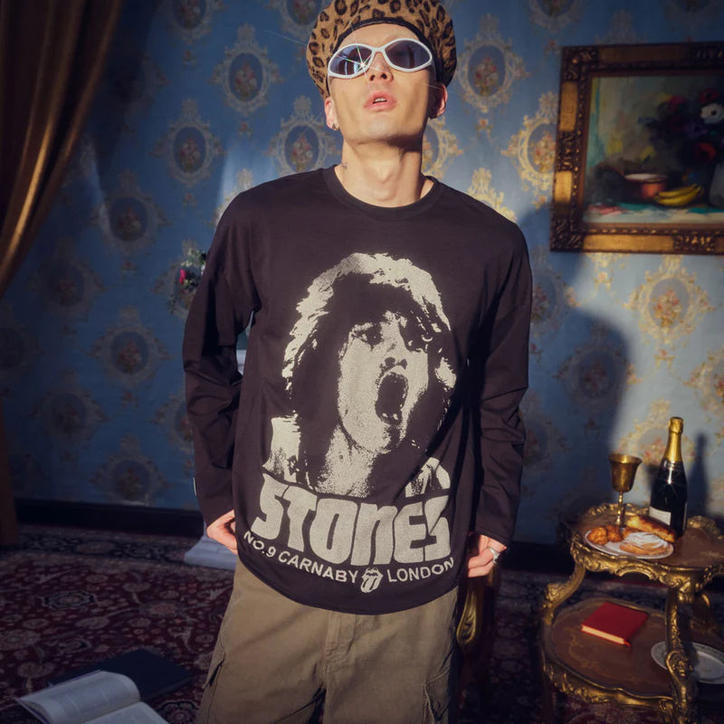 Carnaby - Mick Jagger Boxy Fit Longsleeve T-Shirt