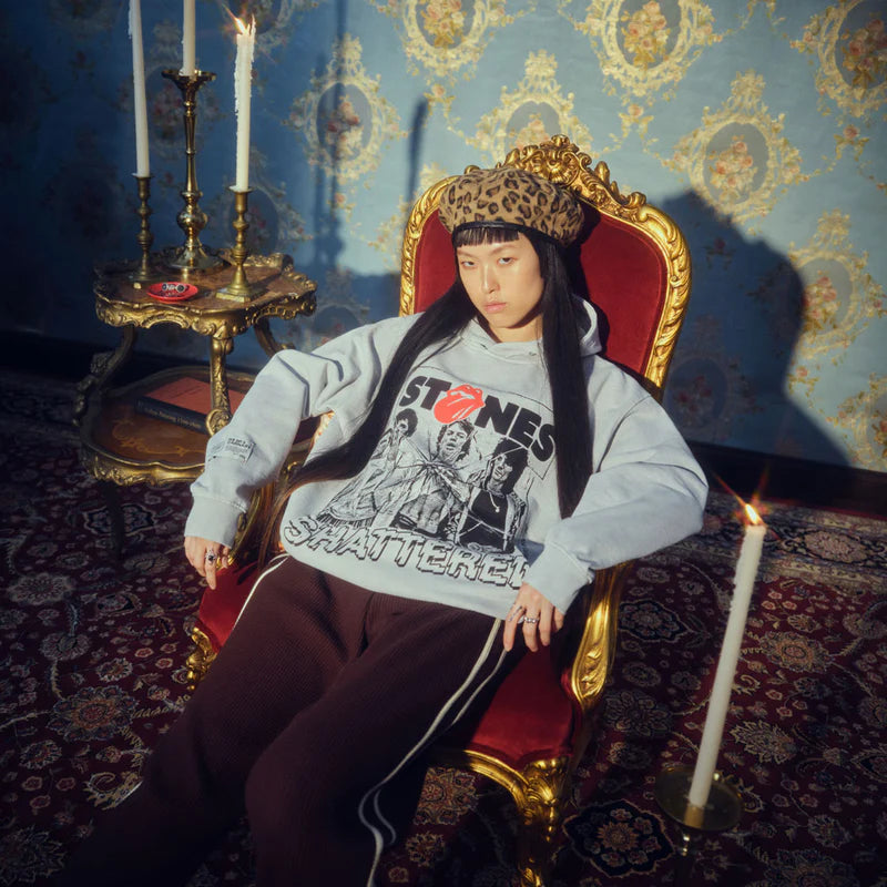 RS No. 9 - Shattered Graphic Grey Hoodie