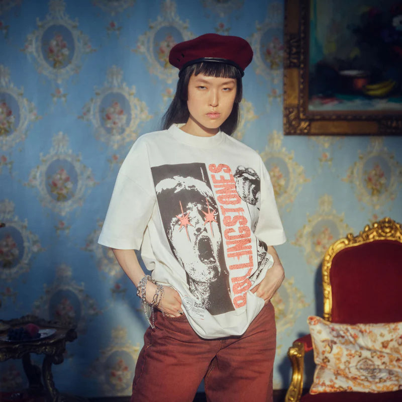 RS No. 9 - Rs No9 White Graphic T-Shirt