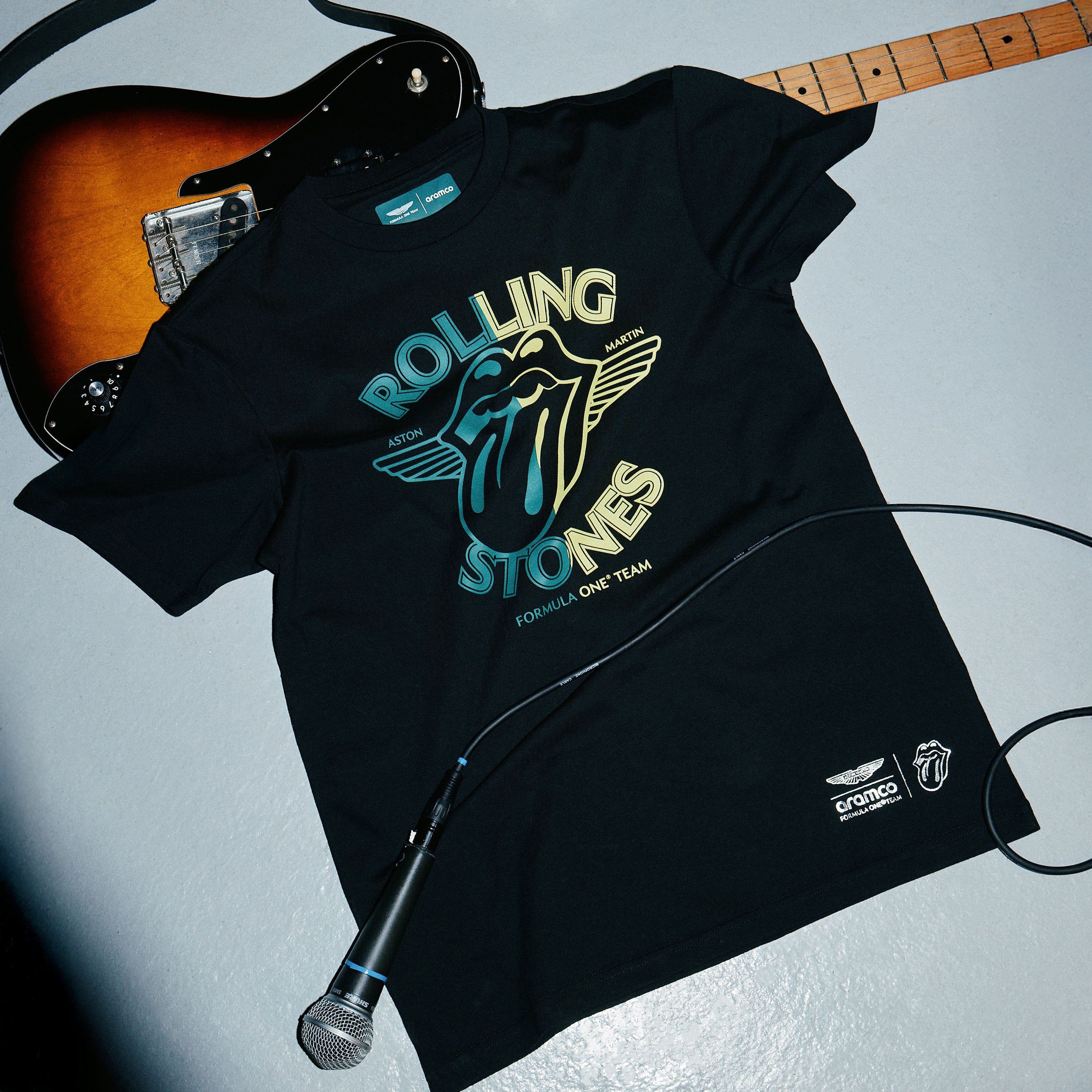 Carnaby - Aston Martin Aramco F1 x Rolling Stones Tee