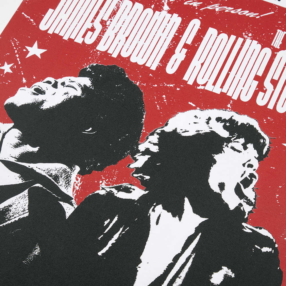 RS No. 9 - Rolling Stones x James Brown TAMI Show White T-Shirt