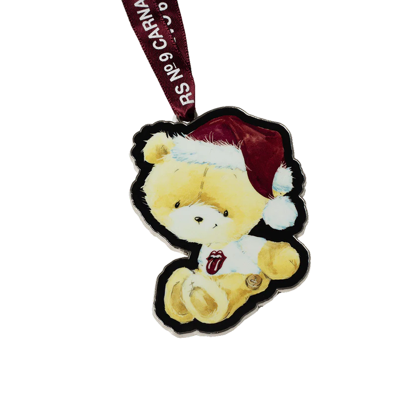 Carnaby - Stones Teddy Bear Enamel Ornament