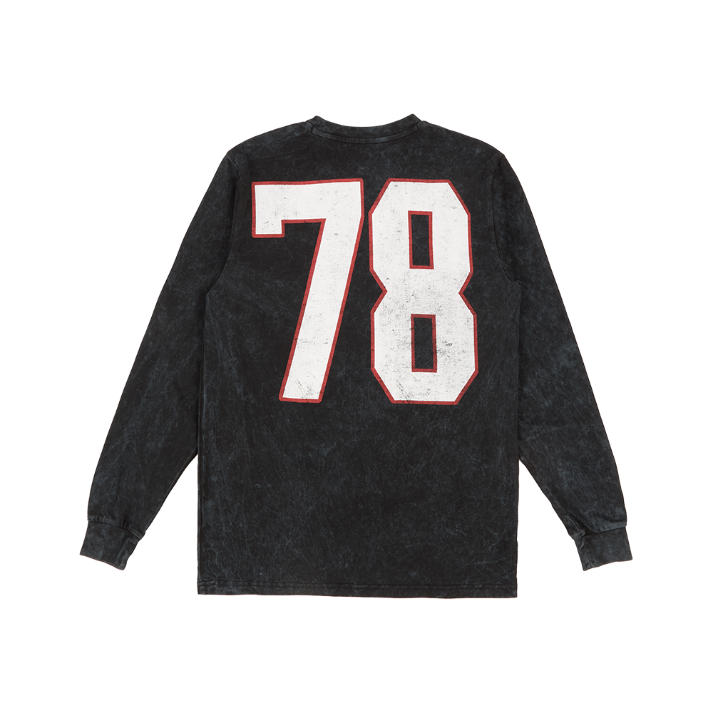 Rolling Stones Store - Rolling Stones '78 Heavy Wash Black Longsleeve T-Shirt