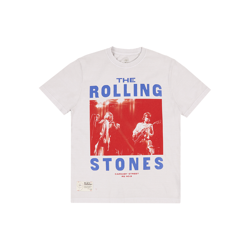 Carnaby - The Rolling Stones Live Photo Natural T-Shirt