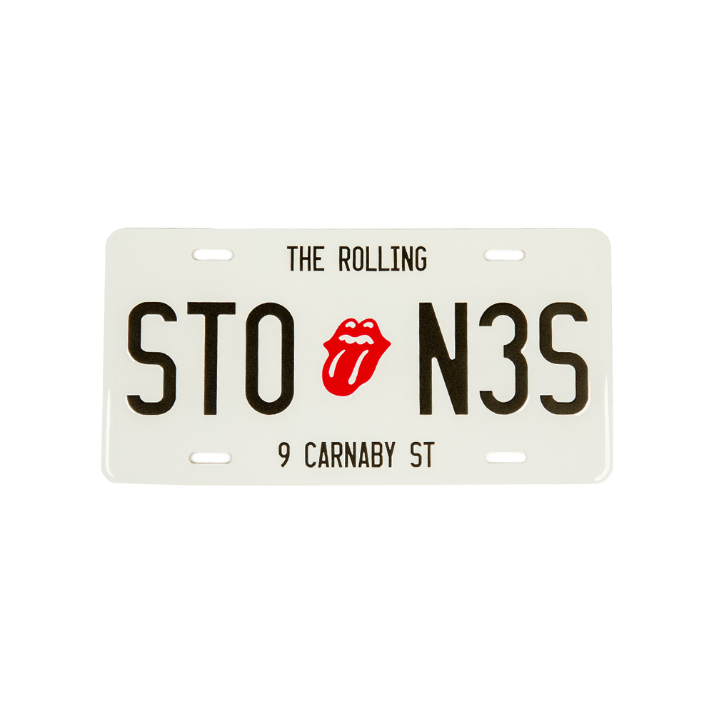 Rolling Stones Store - Stones Novelty License Plate