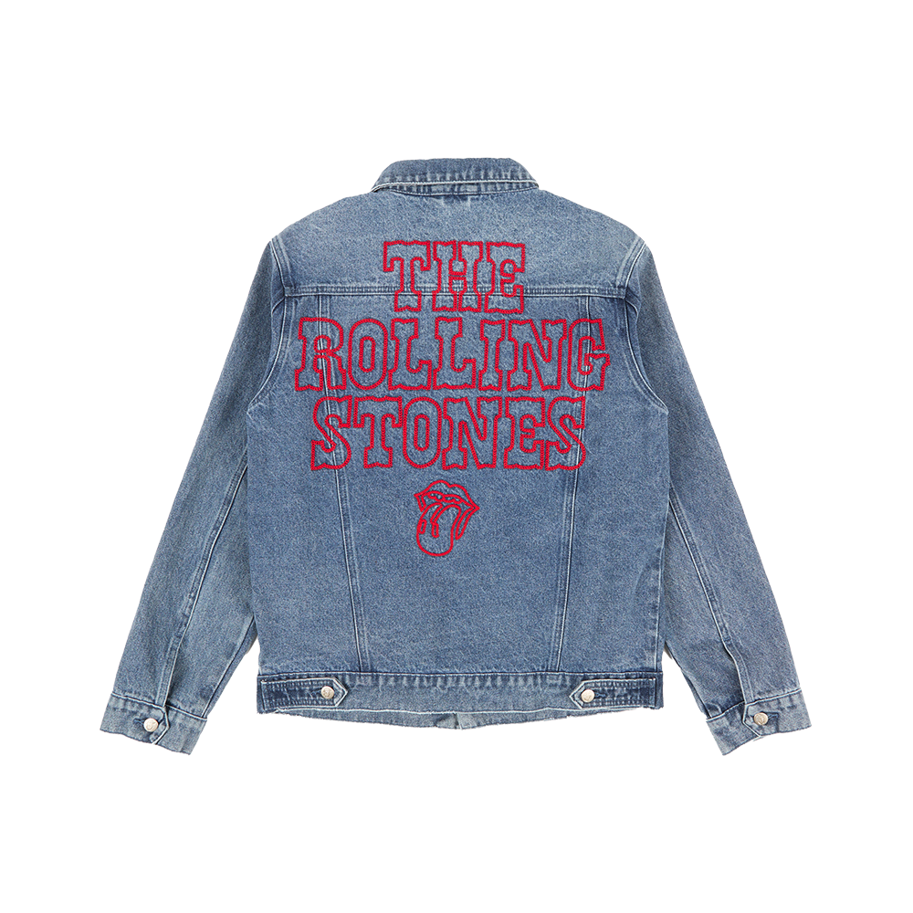 Carnaby - The Rolling Stones Embroidered Washed Denim Jacket