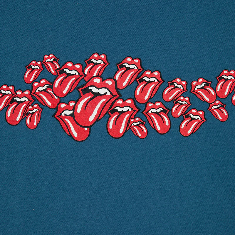 Carnaby - ROLLING STONES SCATTERED BLUE LICKS PRINTED LONGSLEEVE