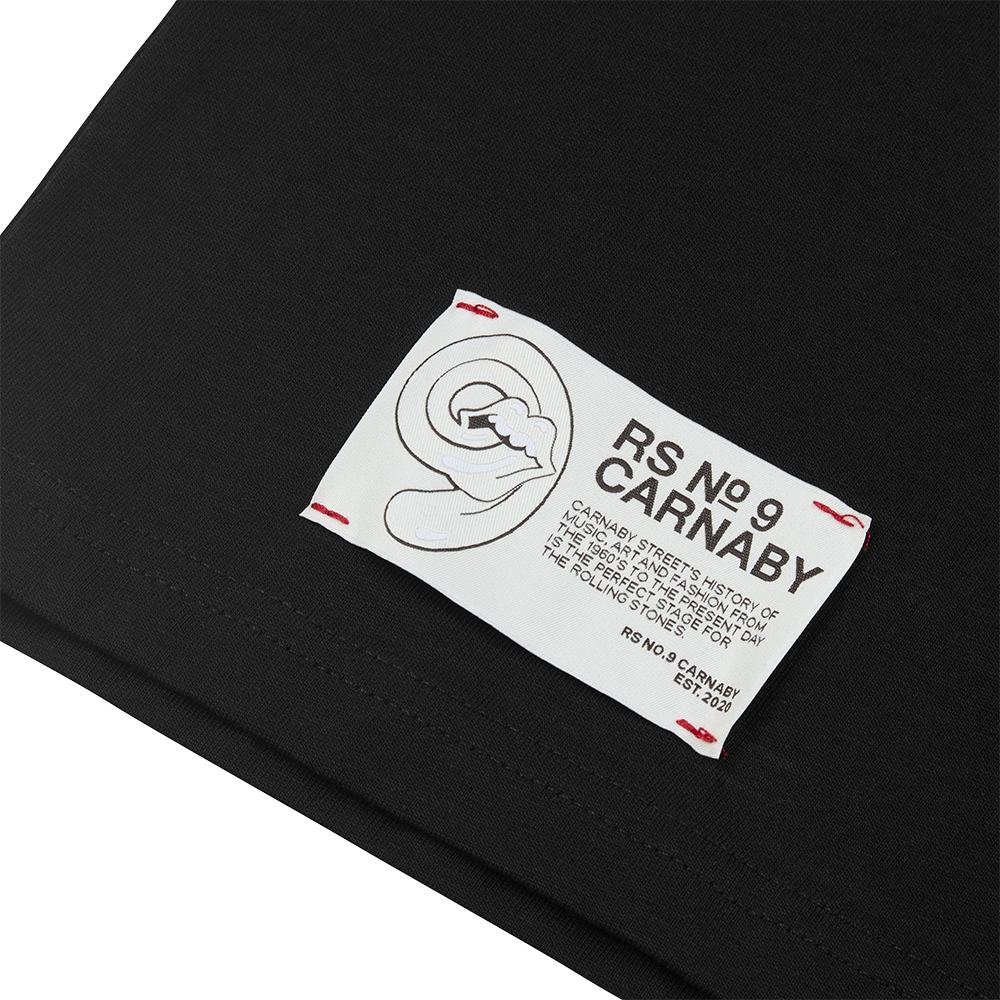 RS No. 9 - Rolling Stones x James Brown TAMI Show Black T-Shirt