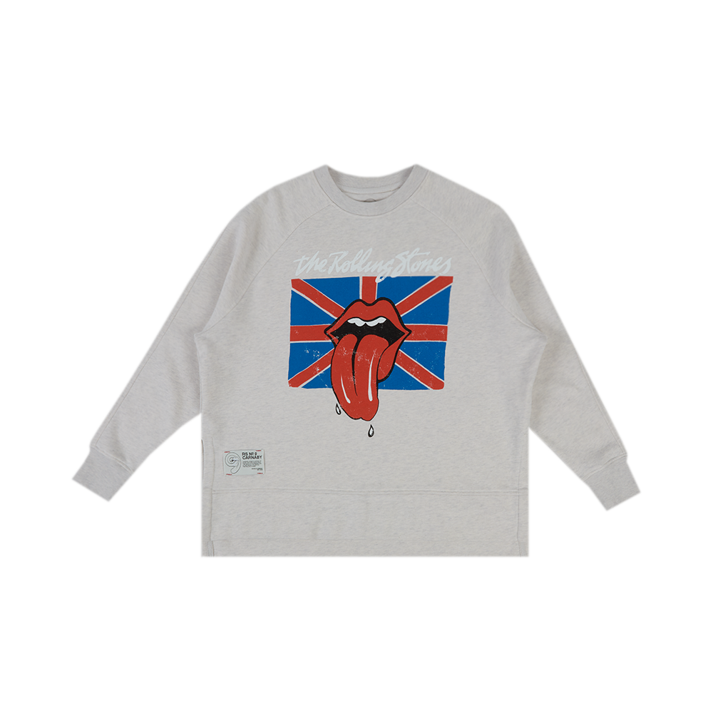 RS No. 9 - Retro 73 Stones Side Slit Crewneck