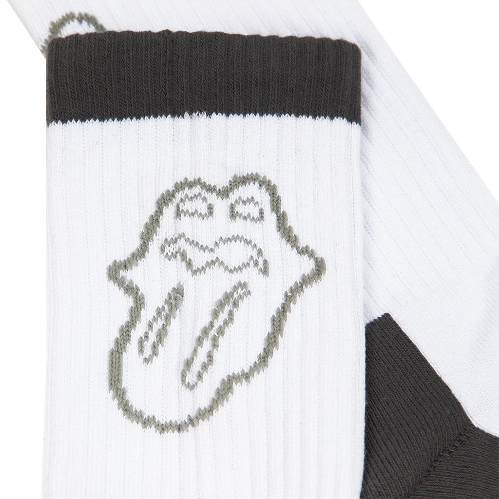 Carnaby - Tongue Logo Grey Mid Socks