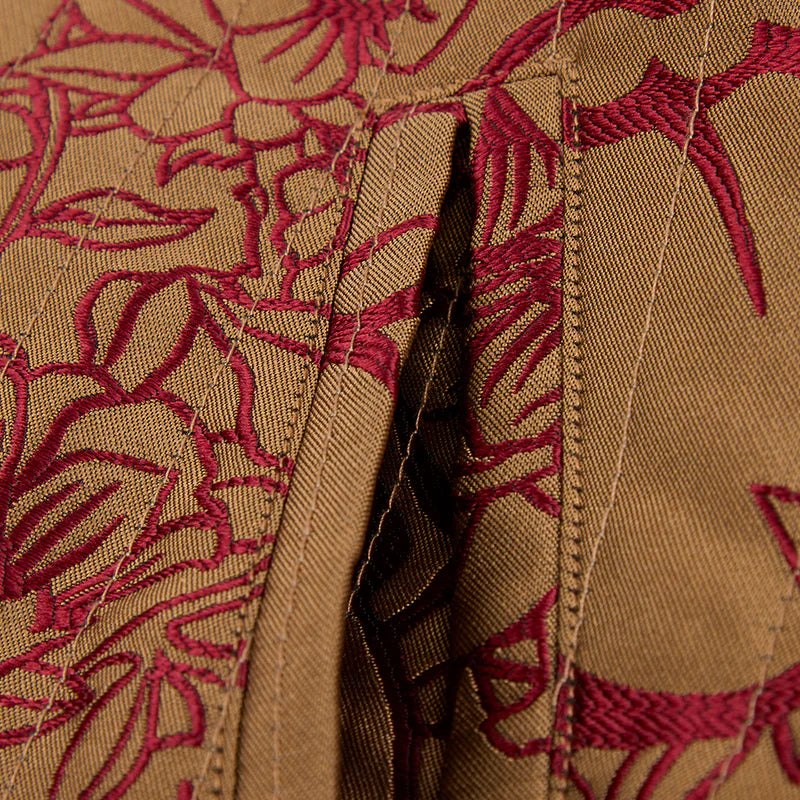 RS No. 9 - BROCADE LICKS CORDUROY COLLAR JACKET