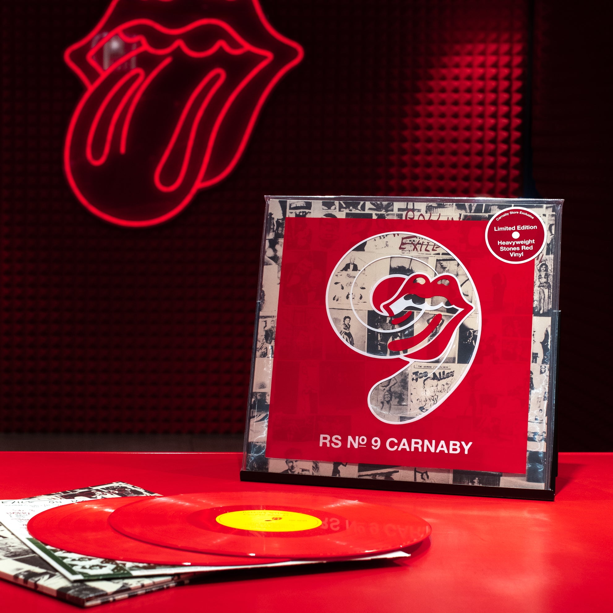 The Rolling Stones - Exile On Main Street: Limited 'RS No. 9 Carnaby' Edition Red Vinyl LP