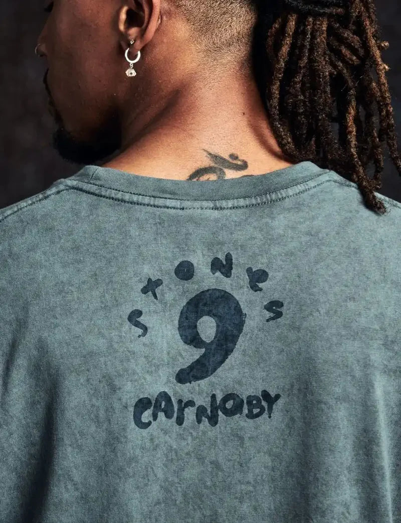 Carnaby - No9 Black Tongue & Script T-Shirt II