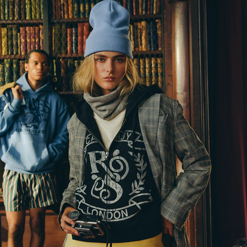 RS No. 9 - RS NO.9 CREST ZIP UP HOODIE