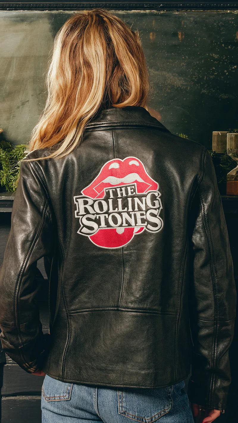 Carnaby - JFK Stadium Rolling Stones Leather Jacket