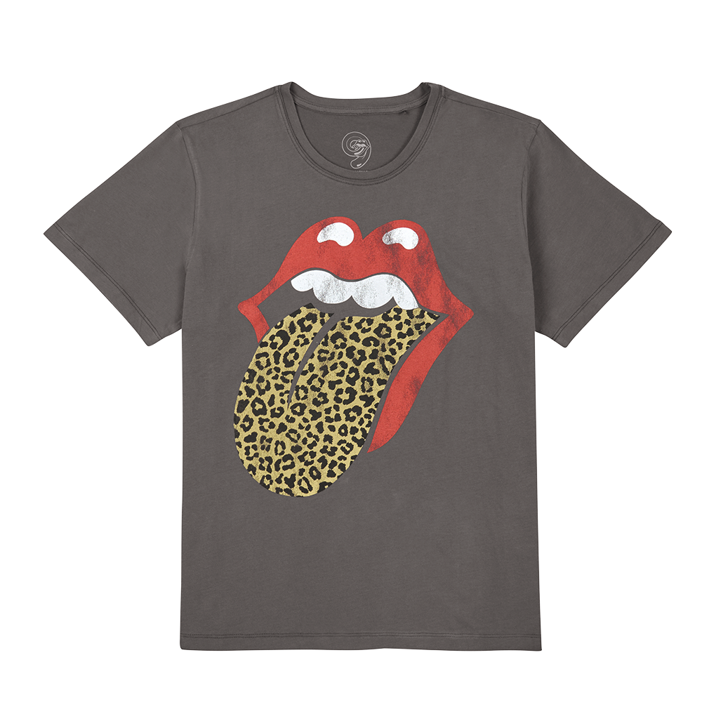 RS No. 9 - LEOPARD TONGUE FITTED T-SHIRT