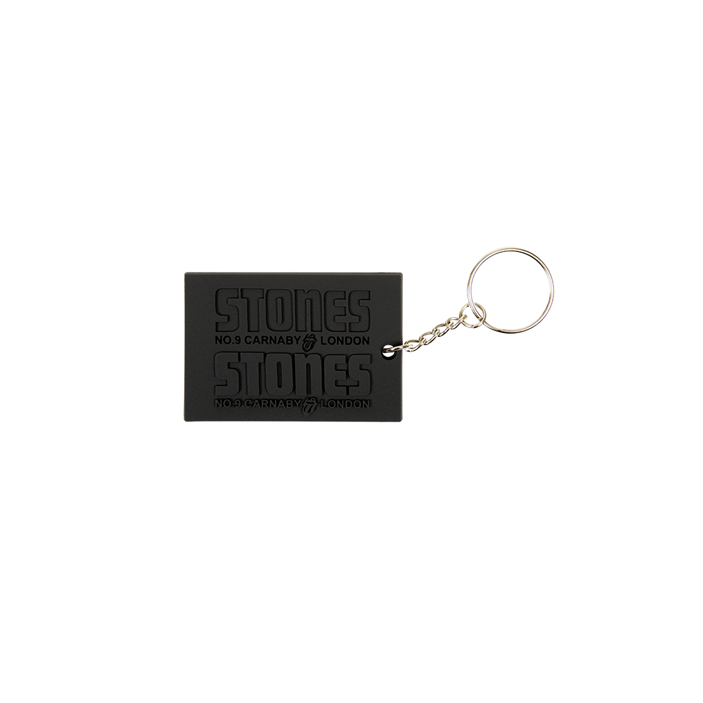 Carnaby - Stones Debossed Embossed Rubber Keyring