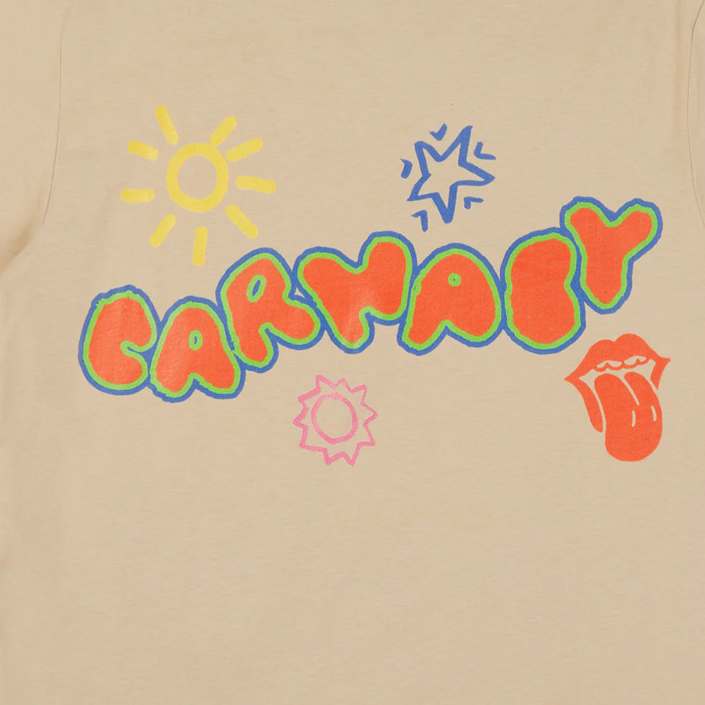 Carnaby - Stone Rainbow Tongue Logo Graphic Print T-Shirt