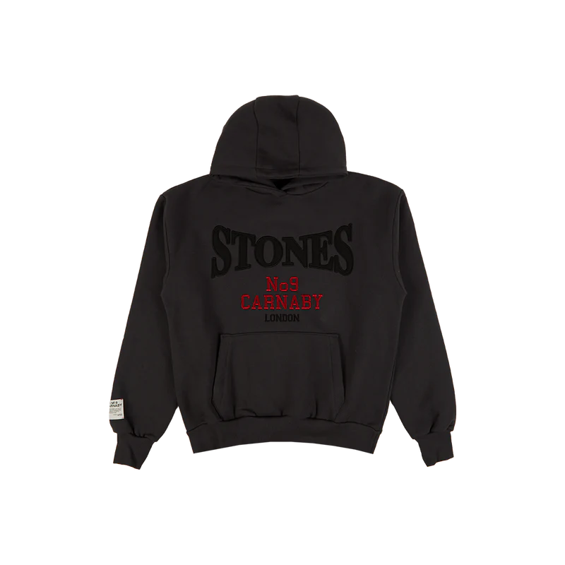 RS No. 9 - STONES CHARCOAL VARSITY HOODIE