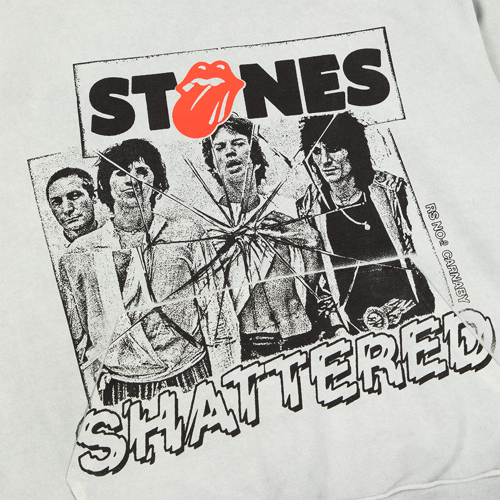 RS No. 9 - Shattered Graphic Grey Hoodie