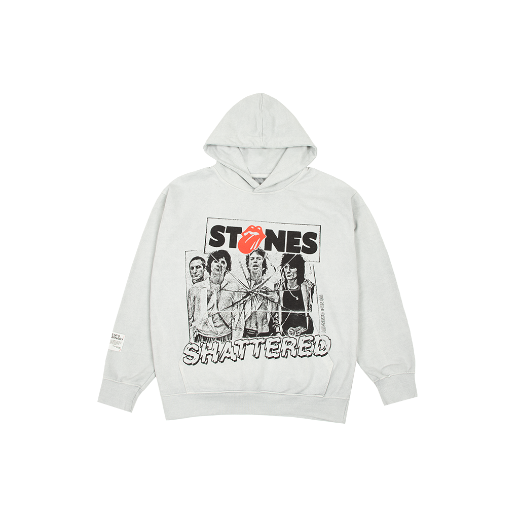 RS No. 9 - Shattered Graphic Grey Hoodie