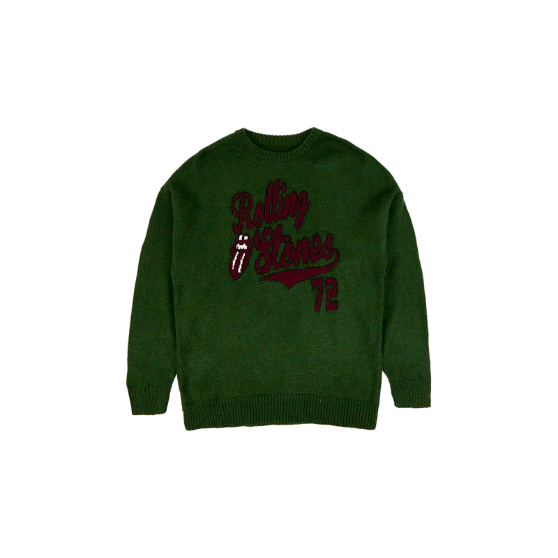 RS No. 9 - The Rolling Stones Green Knit Sweater
