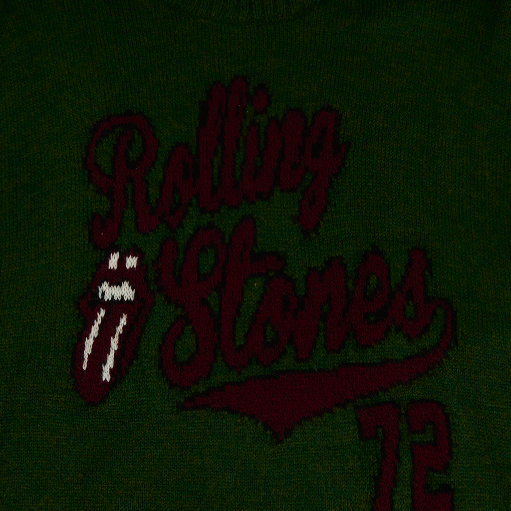 RS No. 9 - The Rolling Stones Green Knit Sweater