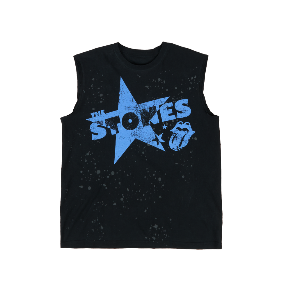 Rolling Stones Store - Stones Logo Splatter Dye Muscle Shirt