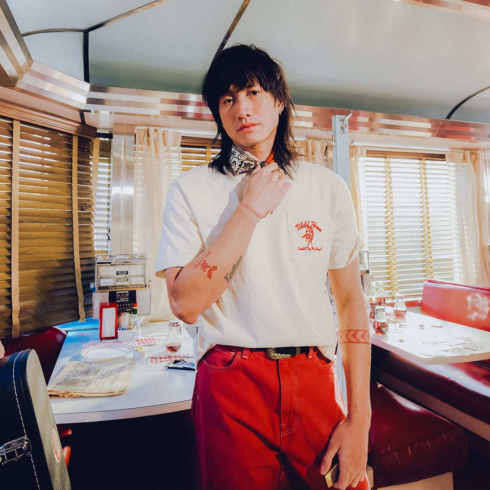 RS No. 9 - Wild Horses Pocket Print T-Shirt