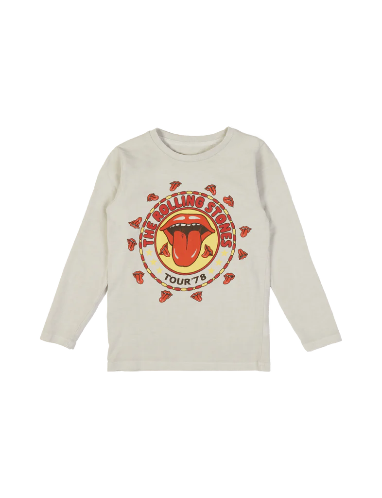Carnaby - Kids White Tour '78 Graphic Print Crewneck