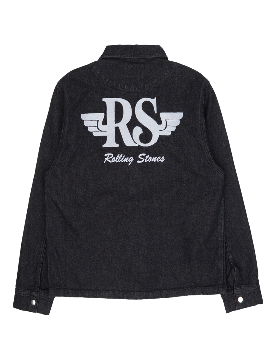 RS No. 9 Carnaby - RS No. 9 Black Denim Racing Overshirt