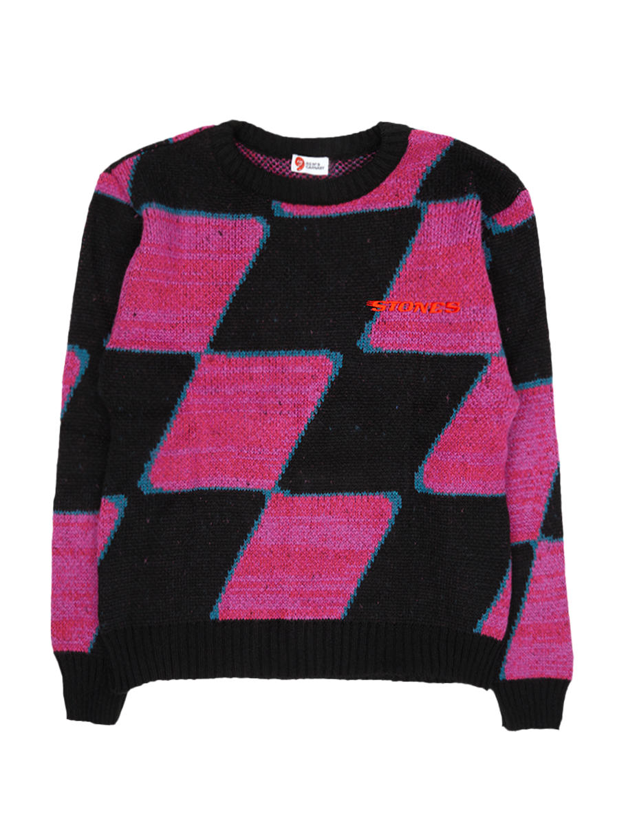 Carnaby - Checkered Stones Knit Sweater