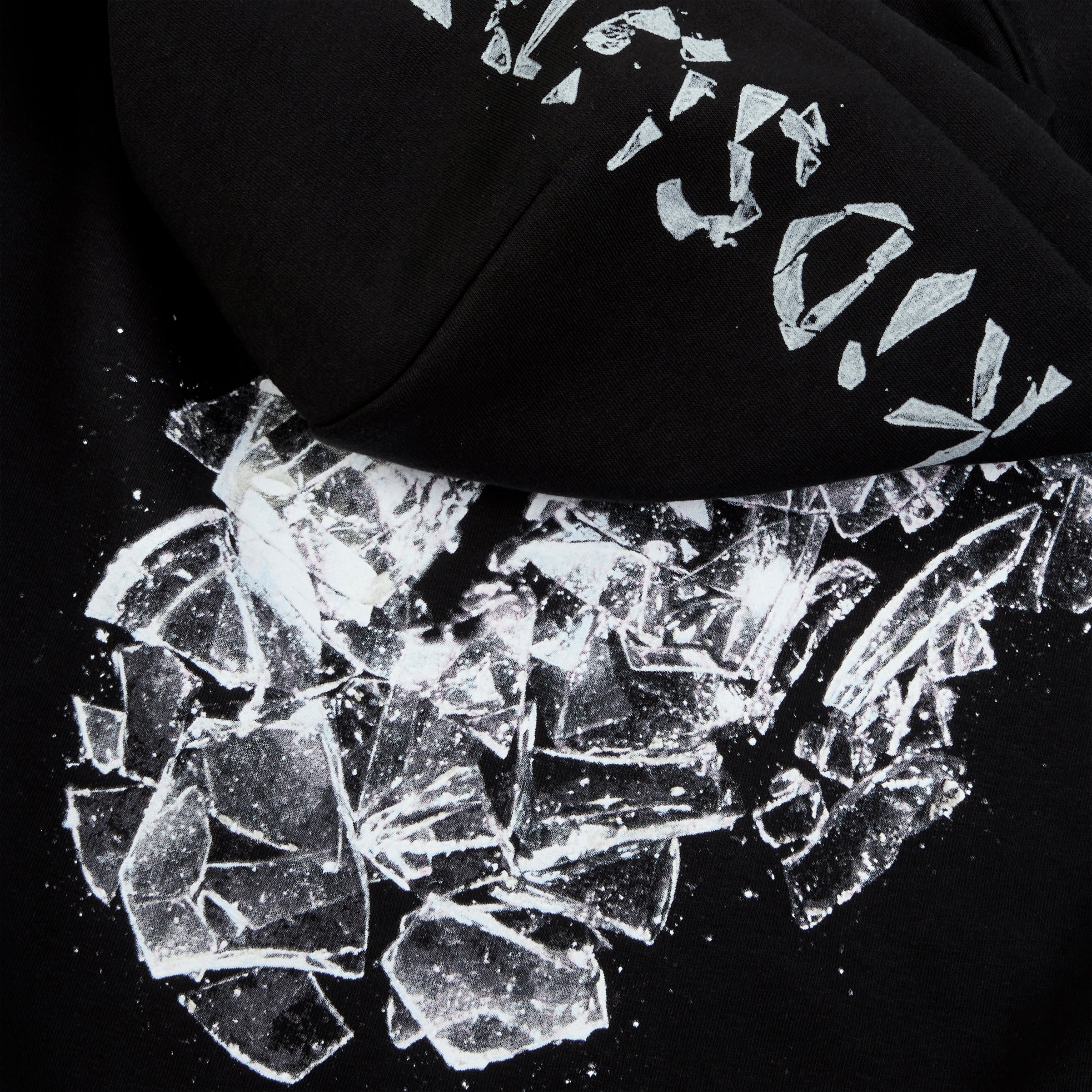 RS No. 9 Carnaby - RS No. 9 x KidSuper Real Shattered Glass Photo Hoodie