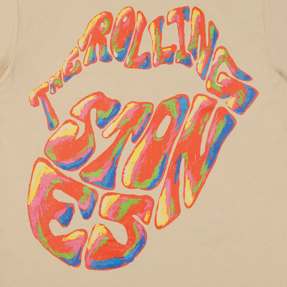Carnaby - Stone Rainbow Tongue Logo Graphic Print T-Shirt