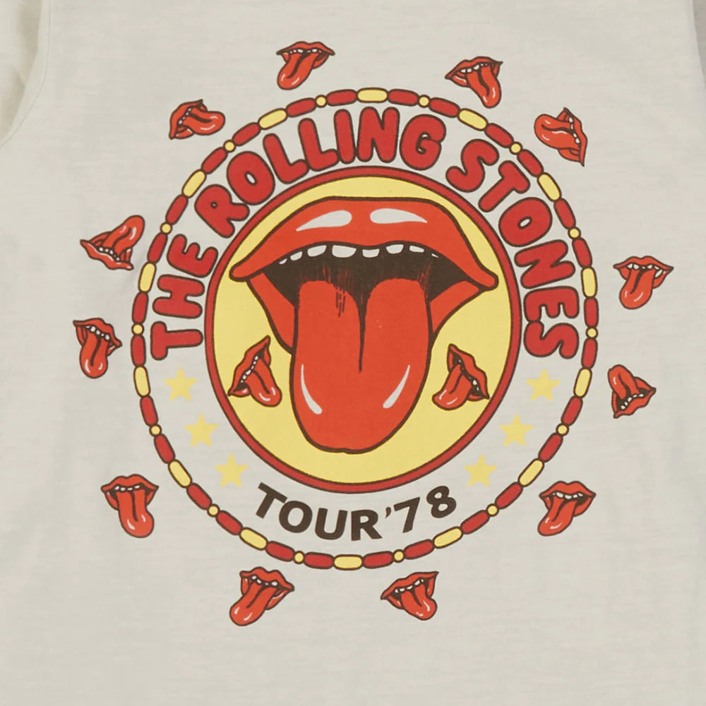 Carnaby - White Tour '78 Graphic Print T-Shirt